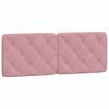 vidaXL Cuscino Testiera Rosa 140 cm in Velluto