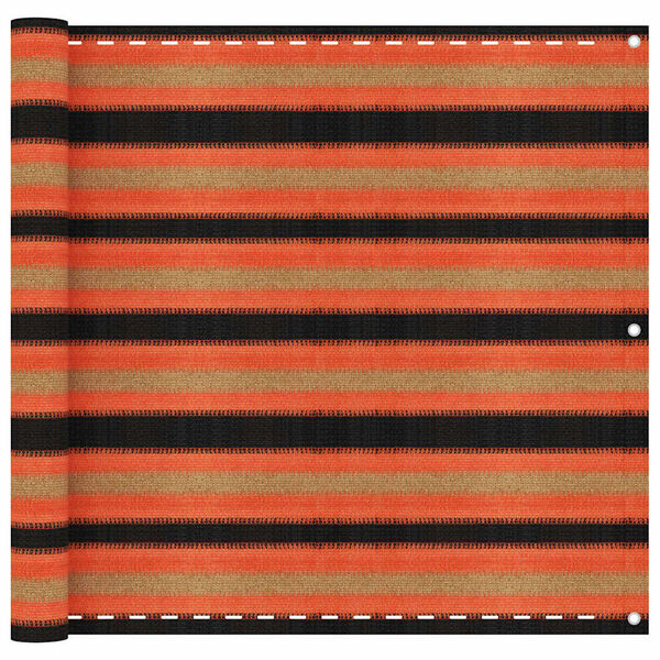 vidaXL Paravento da Balcone Multicolore 90x500 cm in HDPE