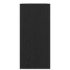 vidaXL Scaffale Rovere nero 68,5 x 32 x 68,5 cm Legno multistrato
