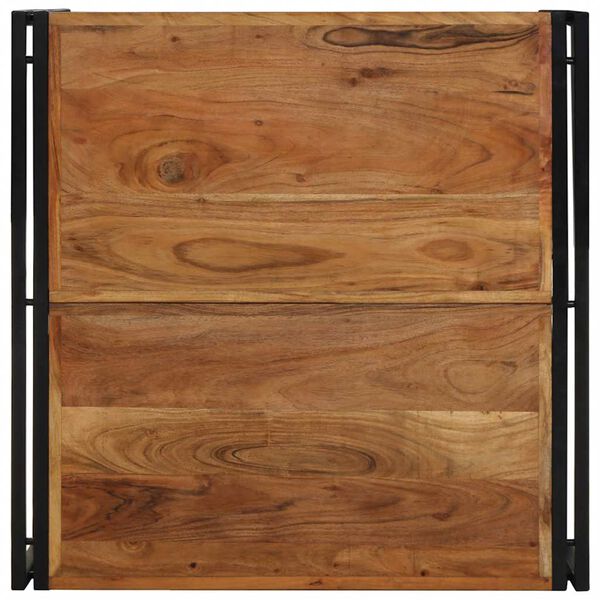 vidaXL Tavolino Salotto 80x80x35 cm Legno Massello di Acacia