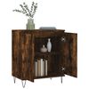 vidaXL Credenza Rovere Fumo 60x35x70 cm in Legno Multistrato