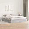 vidaXL Struttura letto con contenitore Grigio Sonoma 180 x 200 cm