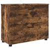 vidaXL Mobile da Bagno Rovere fum&eacute; 76,5 x 35 x 64 cm