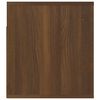 vidaXL Comodini a Muro 2 pz Rovere Marrone 50x36x40 cm
