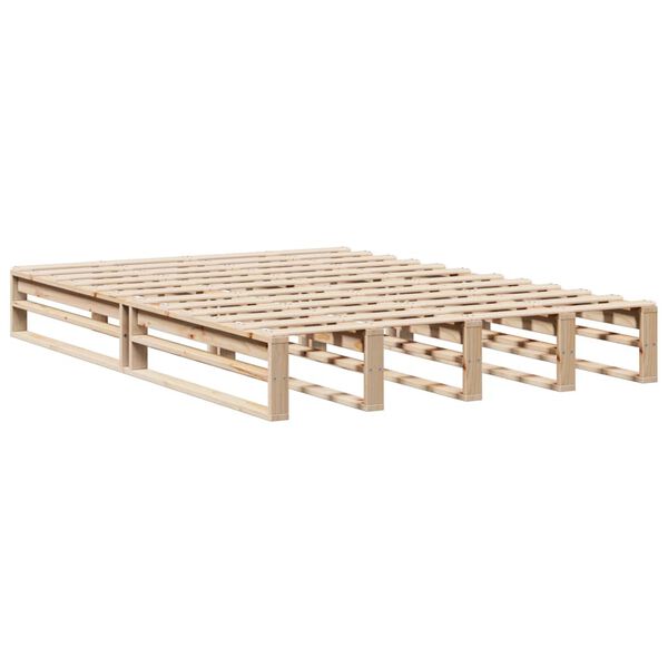 vidaXL Letto senza Materasso 140x200 cm in Legno Massello di Pino