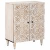 vidaXL Credenza con Ripostiglio Bianco 60 x 33,5 x 75 cm
