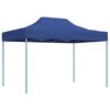 vidaXL Gazebo Professionale Pieghevole 3x4m Acciaio Blu
