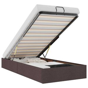 vidaXL Struttura Letto Pouf senza Materasso 80x200 cm in Tessuto