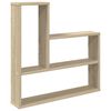 vidaXL Scaffale da parete Rovere Sonoma 60 x 11 x 60 cm