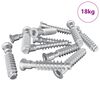 vidaXL Vite a testa cilindrica 2900 pz Argento Acciaio