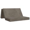 vidaXL Divano Letto Pieghevole 140 x 67 x 45 cm Grigio Chiaro