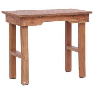vidaXL Tavolino da Salotto 70x35x60 cm in Legno Massello di Mogano