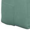 vidaXL Cuscino per Schiena Verde Mare 140 x 24 x 50 cm Velluto