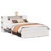 vidaXL Letto Libreria senza Materasso Bianco 140x190 cm Legno di Pino