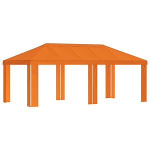 vidaXL Copertura per Gazebo 6 x 3 m Arancione Poliestere 190