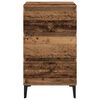 vidaXL Armadio da Notte con cassetto Legno vecchio 45 x 35 x 44 cm