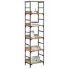 vidaXL Libreria Rovere artigianale 50 x 33 x 188,5 cm