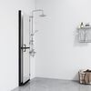 vidaXL Parete per Doccia Walk-in Pieghevole in Vetro ESG 110x190 cm