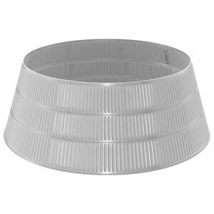vidaXL GonnaperAlberodiNatale A forma di cono Argento &Oslash; 73 x 25,5 cm