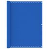 vidaXL Paravento da Balcone Blu 120x600 cm in HDPE
