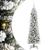 vidaXL Albero di Natale artificiale con 150 LED Bianco 150 cm