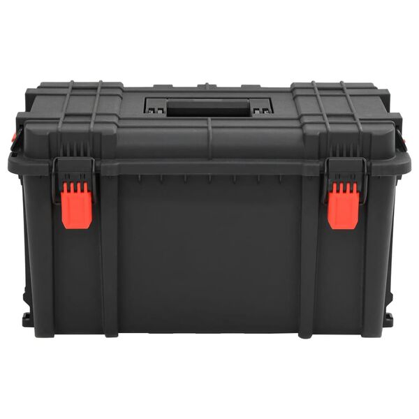 vidaXL Valigetta da Volo Portatile Nera 57x35x32,5 cm in PP