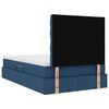 vidaXL Letto con contenitore e materasso Blu 120 x 200 cm Poliestere