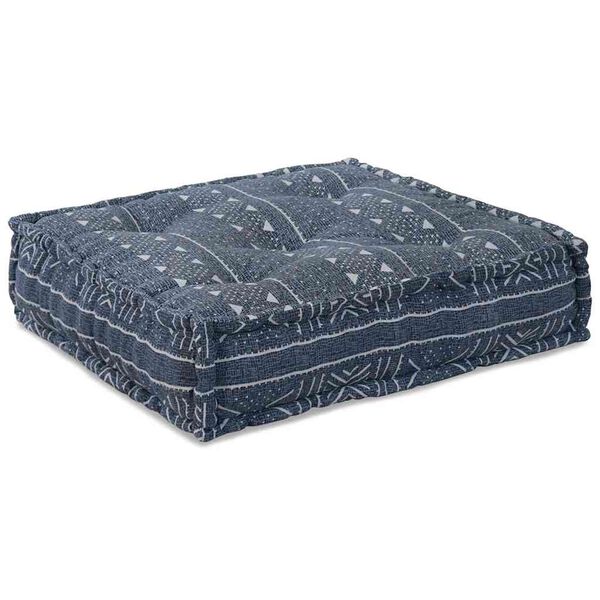 vidaXL Divano modulare Stampa Indigo 70 x 70 x 36 cm Tessuto