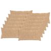 vidaXL Federa 12 pz HEERLEN Crema 40 x 80 cm