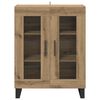 vidaXL Credenza Rovere artigianale 69,5 x 34 x 90 cm Legno multistrato