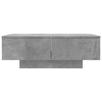 vidaXL Tavolino da Salotto Grigio Cemento 90x60x31cm Legno Multistrato