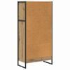 vidaXL Armadio per Libri Rovere Artigianale 80 x 30 x 155 cm