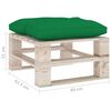 vidaXL Set Salotto Giardino su Pallet Cuscini 5 pz in Legno di Pino