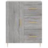 vidaXL Credenza Grigio Sonoma 69,5x34x180 cm in Legno Multistrato