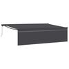 vidaXL Tenda retrattile Antracite 500 &times; 300 cm Poliestere e Alluminio
