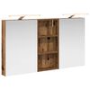 vidaXL Set di Armadi da Bagno 3 pz 110 x 10,5 x 60,5 cm