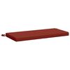 vidaXL Cuscino per panchina SOEST 100% Poliestere Rosso 60 x 40 x 5 cm