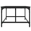 vidaXL Tavolino da Salotto Nero 100x50x35cm Legno Multistrato