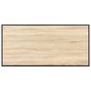vidaXL Tavolo da Pranzo Rovere 120x60x75 cm in MDF
