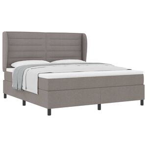 vidaXL Letto a molle con materasso Talpa 180 x 200 cm Tessuto