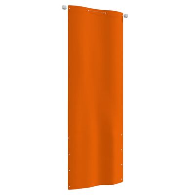 vidaXL Paravento per Balcone Arancione 80x240 cm in Tessuto Oxford