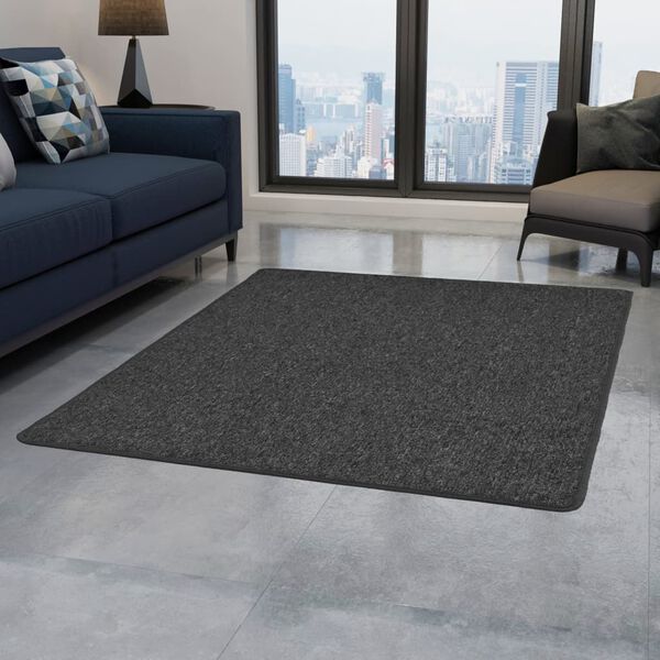 vidaXL Tappeto Trapuntato 160x230 cm Antracite