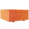 vidaXL Fioriera Giardino Marrone Cera 100x100x49,5 Legno Massello Pino