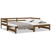 vidaXL Lettino Estraibile Senza Materasso Marrone Miele 90x190 cm