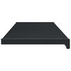 vidaXL Soglia della Finestra Anthracite con Venatura di Legno PVC