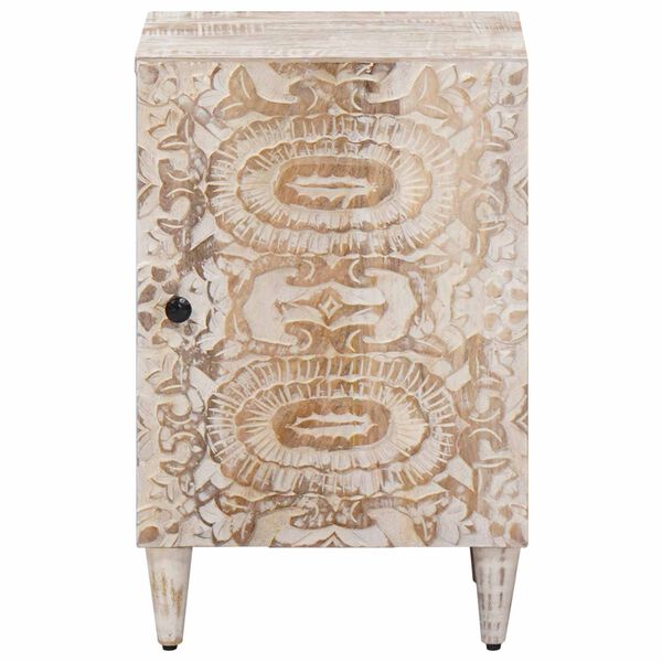 vidaXL Mobile da Bagno con archiviazione Bianco 38 x 33,5 x 58 cm