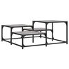 vidaXL Tavolino Salotto Grigio Sonoma 87,5x87,5x40cm Legno Multistrato