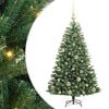 vidaXL Albero di Natale Artificiale con Rami Pieghevoli Verde 120 cm