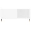 vidaXL Tavolino da Salotto Bianco 80x80x36,5 cm in Legno Multistrato