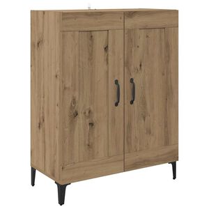 vidaXL Credenza Rovere artigianale 69,5 x 34 x 90 cm Legno multistrato